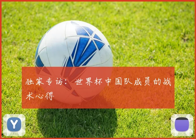 独家专访：世界杯中国队成员的战术心得