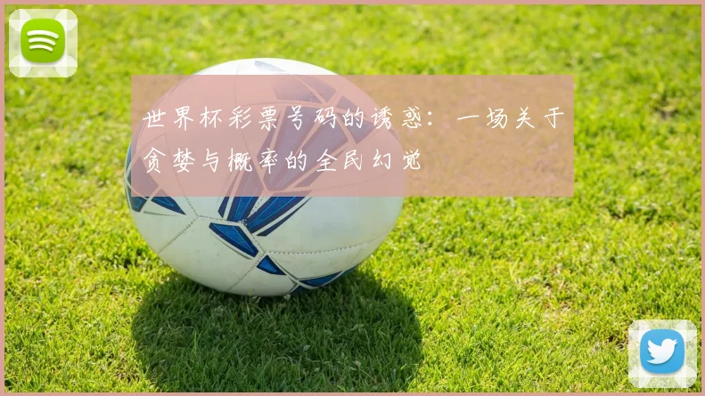 世界杯彩票号码的诱惑：一场关于贪婪与概率的全民幻觉